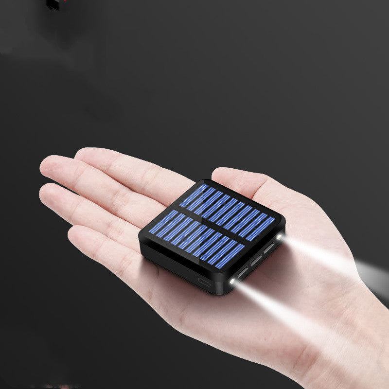 Stay Charged On-The-Go with the Mini Convenient Solar Power Bank